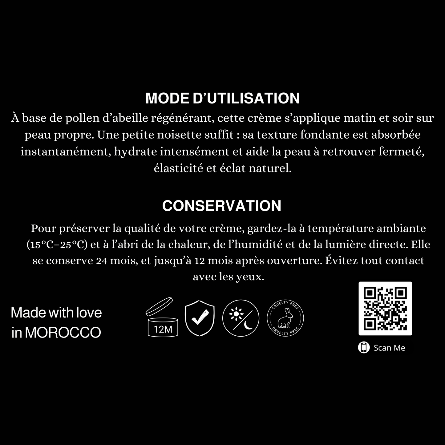 كريم لتجديد البشرة بحبوب لقاح النحل